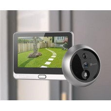 EZVIZ螢石 DP2 觸控面板1080p全無線智能貓眼攝像頭+門鈴