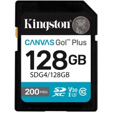 Kingston Canvas Go! Plus SD Memory Card|SDG4/128GB