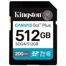 Kingston Canvas Go! Plus SD Memory Card|SDG4/512GB