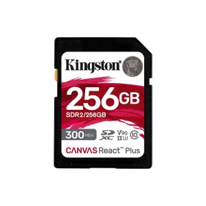 Kingston Canvas React Plus 256GB SDXC Memory Card 