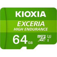 KIOXIA 64GB EXCERIA HIGH ENDURANCE Micro SDHC UHS-I (U1/V10/A1) 記憶卡 KIOXIA 64GB EXCERIA HIGH ENDURANCE Micro SDHC UHS-I (U1/V10/A1) 記憶卡