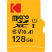 Kodak 128GB UHS-I U3 V30 A1 MicroSDXC Card with Adapter Kodak 128GB UHS-I U3 V30 A1 MicroSDXC Card with Adapter