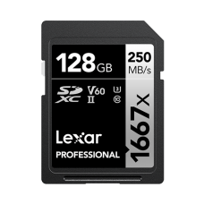 Lexar 128GB Professional 1667x UHS-II SDXC Memory Card
