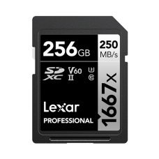 Lexar 256GB Professional 1667x UHS-II SDXC Memory Card