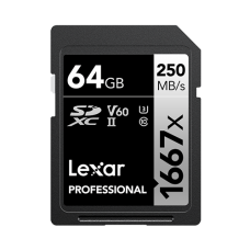 Lexar 64GB Professional 1667x UHS-II SDXC Memory Card