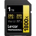 Lexar® 1TB Professional 1800x SDXC™ UHS-II Card (GOLD Series) Lexar® 1TB Professional 1800x SDXC™ UHS-II Card (GOLD Series)