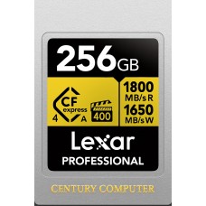Lexar® 256GB Professional GOLD CFexpress™ 4.0 Type A Card Lexar® 256GB Professional GOLD CFexpress™ 4.0 Type A Card