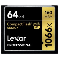 Lexar Professional 1066x 64GB VPG-65 CompactFlash card 