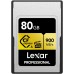 Lexar® 80GB Professional CFexpress™ Type A TOUGH Memory Card Card GOLD Series Lexar® 80GB Professional CFexpress™ Type A TOUGH Memory Card Card GOLD Series