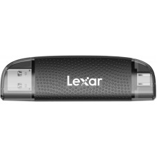 Lexar Dual-Slot USB-A/C Reader, Up to 205MB/s Transfer Speed, Lexar Dual-Slot USB-A/C Reader, Up to 205MB/s Transfer Speed,