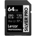 Lexar® Professional SILVER PRO 64GB UHS-II U3 V60  SDXC™ Card