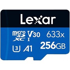 Lexar 633x 256GB MicroSDHC (Read: 100MB/s)