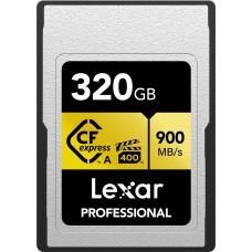 Lexar® 320GB Professional CFexpress™ Type A TOUGH Memory Card Card GOLD Series Lexar® 320GB Professional CFexpress™ Type A TOUGH Memory Card Card GOLD Series