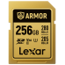 Lexar Professional ARMOR GOLD 256GB UHS-II V60 SDXC Memory Card