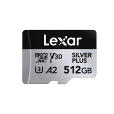 Lexar® Professional SILVER PLUS 512GB microSDXC™ UHS-I Card Lexar® Professional SILVER PLUS 512GB microSDXC™ UHS-I Card