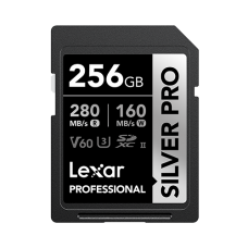 Lexar® Professional SILVER PRO 256GB UHS-II U3 V60  SDXC™ Card