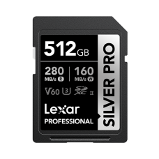 Lexar® Professional SILVER PRO 512GB UHS-II U3 V60  SDXC™ Card