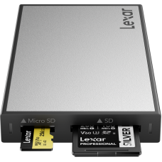 Lexar® Professional Workflow USB 3.2 Gen2 Reader, UHS-I/UHS-II, support SD/MicroSD