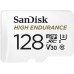 SanDisk High Endurance MicroSDXC 128GB Class10 V30 (100MB/s) Memory Card SanDisk High Endurance MicroSDXC 128GB Class10 V30 (100MB/s) Memory Card