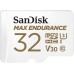 SanDisk Max Endurance MicroSDHC 32GB Class10 V30 (100MB/s) Memory Card SanDisk Max Endurance MicroSDHC 32GB Class10 V30 (100MB/s) Memory Card