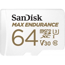 SanDisk 64GB MAX Endurance microSDHC Card for Home Security Cameras and Dash cams