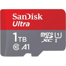 SanDisk Ultra 1TB microSDXC UHS-I A1 Memory Card SanDisk Ultra 1TB microSDXC UHS-I A1 Memory Card