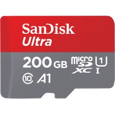 SanDisk 200GB Ultra A1 Micro SD Card with Adapter 