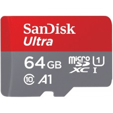 SanDisk Ultra UHS-I MicroSDXC 64GB A1 Class10 (140MB/s) Memory Card 