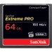 SANDISK EXTREME PRO® COMPACTFLASH® 64GB MEMORY CARD