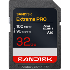 SANDISK 32GB SD Extreme Pro CL10 V30 UHS-I U3 4K UHD (100MB/s R, / 90MB/s) SANDISK 32GB SD Extreme Pro CL10 V30 UHS-I U3 4K UHD (100MB/s R, / 90MB/s)