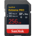 SanDisk Extreme Pro UHS-II SDXC 256GB (300MB/s) Class 10 V90 Memory Card