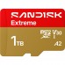 SanDisk Extreme UHS-I MicroSDXC 1TB Class10 V30 (245MB/s) Memory Card SanDisk Extreme UHS-I MicroSDXC 1TB Class10 V30 (245MB/s) Memory Card