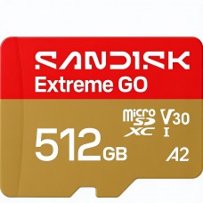 SANDISK Extreme GO 512GB microSDHC U3 A2 UHS-I V30 4K 記憶卡