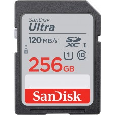 SanDisk 256GB Ultra SDHC 120M+B/s UHS-I Memory Card
