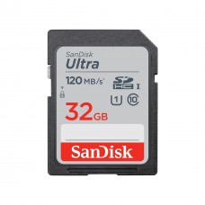 SanDisk 32GB Ultra SDHC 120M+B/s UHS-I Memory Card