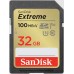 SanDisk Extreme UHS-I SDHC 32GB Class 10 V30 (100MB/s) Memory Card