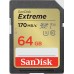 SanDisk Extreme UHS-I SDXC 64GB Class10 V30 (170MB/s) Memory Card