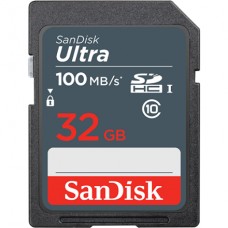 SanDisk 32GB Ultra SD Memory Card UHS-I 100MB/s Class 10