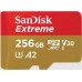 SanDisk Extreme UHS-I MicroSDXC 256GB Class10 V30 (190MB/s) Memory Card