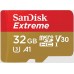 SanDisk Extreme UHS-I MicroSDHC 32GB Class10 V30 (100MB/s) Memory Card