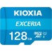 KIOXIA 128GB Exceria SD MicroSD Memory Card  U1 Class 10 100MB/s Full HD Recording