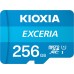 KIOXIA 256GB Exceria SD MicroSD Memory Card  U1 Class 10 100MB/s Full HD Recording