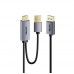 UNITEK  HDMI 轉 DisplayPort 4K 影音轉換線 (1.8M)