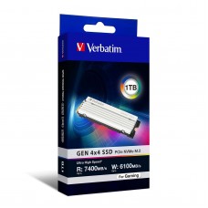 Verbatim GEN 4x4 PCIe NVMe M.2 SSD  1TB (For Gaming)