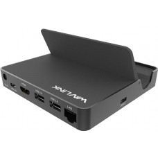 Wavlink UHP3D01G USB 3.1 Aluminum Universal Mini Docking Station with Pass Through charging